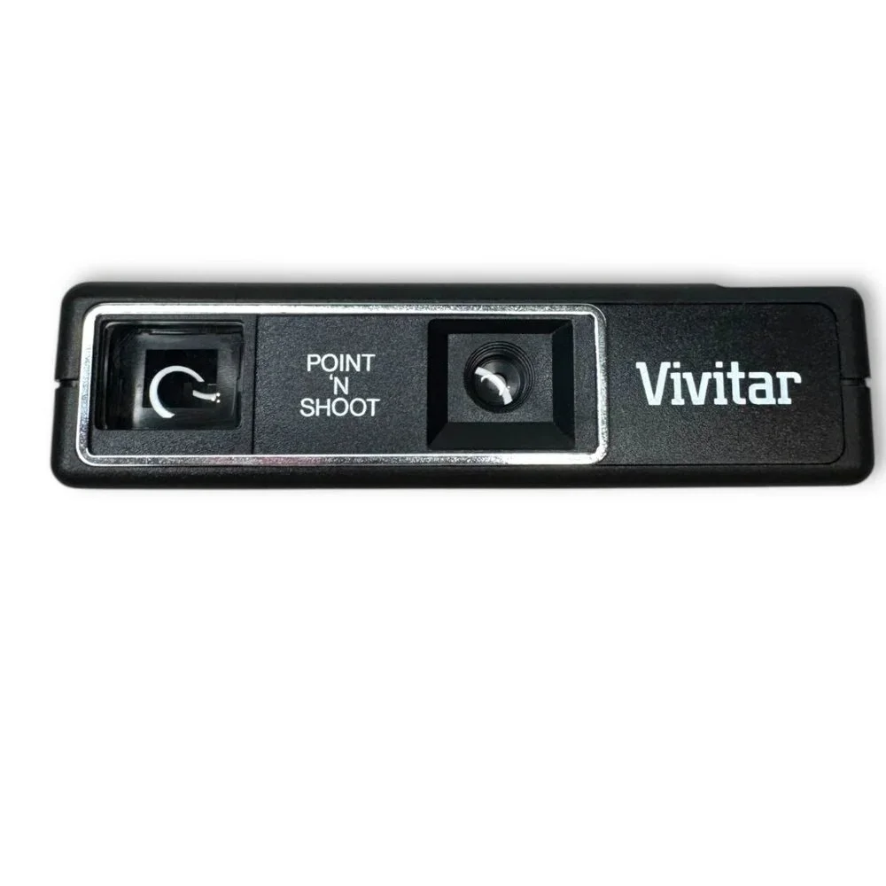 Vivitar Point ’N Shoot 110 Film Camera Box Manuals & Wrist Strap Vintage